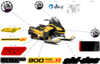 2024 North America - RENEGADE 900 ACE Turbo R - X - BSRA - Neo Yellow - 137X15X1.25RS Track