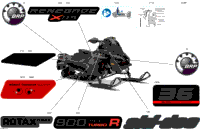 2024 North America - RENEGADE 900 ACE Turbo R - X-RS - DARA - Deep Black - 137X15X1.25RS Track