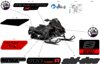 2024 North America - RENEGADE 900 ACE Turbo R - X-RS - DARH - Deep Black - 137X15X1.25IR Track