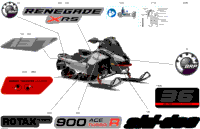 2024 North America - RENEGADE 900 ACE Turbo R - X-RS - DBRB - Hyper Silver - 137X15X1.25IR Track