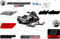 2024 North America - RENEGADE 900 ACE Turbo R - X-RS - DBRJ - Hyper Silver - 137X15X1.5IR Track