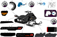 2024 North America - SUMMIT 850 E-TEC Turbo R - X with Expert Package - TFRA - Deep Black - 175X16X3P4 Track 000TFRA0