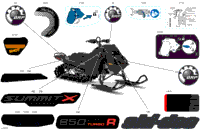 2024 North America - SUMMIT 850 E-TEC Turbo R - X with Expert Package - TSRA - Deep Black - 154X16X3P4 Track