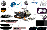 2024 North America - SUMMIT 850 E-TEC - Adrenaline with Edge Package - CKRD - Northern Lichen - 146X16X2.5PF Track