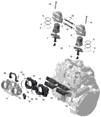 2024 North America - SUMMIT 600R E-TEC - Adrenaline - CDRB - Catalyst Gray - 146X16X2.5PF Track