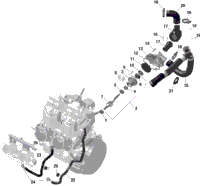 2024 North America - SUMMIT 850 E-TEC - X - TDRB - Northern Lichen - 165X16X3P4F Track