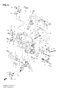 Дроссельный узел (Model K5/K6/K7/K8)