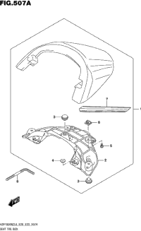 сиденье Tail Box (For Bbd) (Vzr1800bzl6 E28)