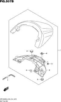 сиденье Tail Box (For Pgz) (Vzr1800bzl6 E28)