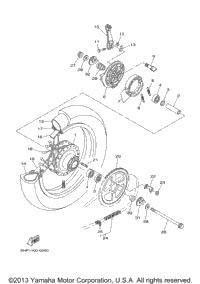 2001 TTR125L (TTR125LN)
