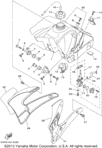 2002 TTR125_L (TTR125LP)