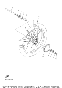 2009 WR250R (WR25RYCL) CA