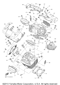 2012 V STAR 950 (XVS95BCR) CA