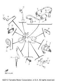 2014 V STAR 250 (XV250ECW) CA
