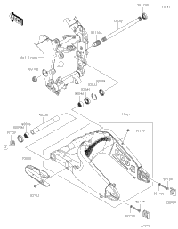 2024 Ninja ZX-6R (US) (ZX636KRFAL)