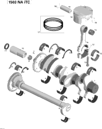Crankshaft, Pistons And Balance Shaft