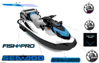 2024 North America - FISH PRO SCOUT 130 - 33RA - FishSc package - Gulfstream Blue