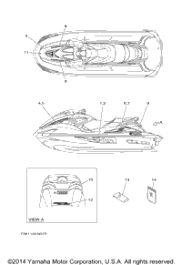 2014 WAVERUNNER FZS (GX1800AN)