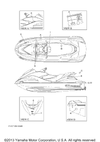 2007 WaveRunner FX Cruiser HO (FX1100AF)