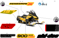 2024 North America - RENEGADE 900 ACE Turbo - X - DXRE - Neo Yellow - 137X15X1.25IR Track