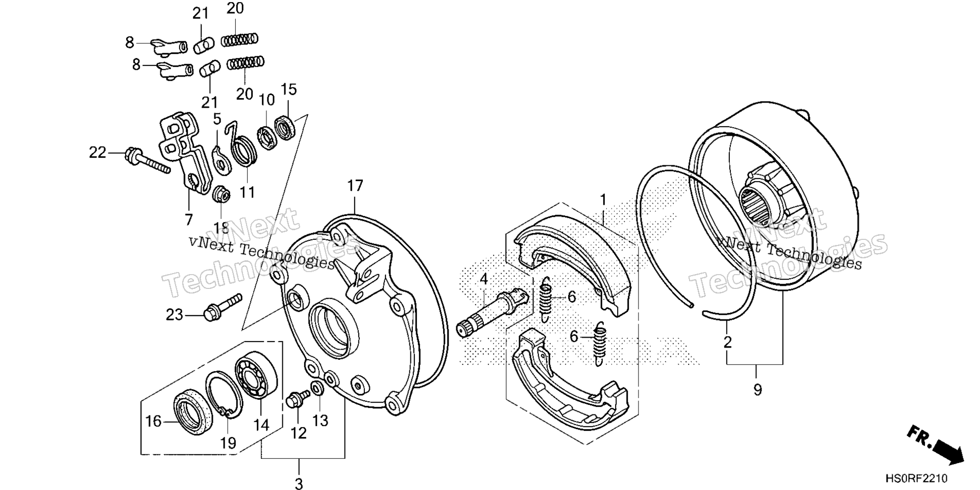 2025 TRX250TM1A (VIN# 1HFTE210-SJ100001 To 1HFTE210-SJ199999)