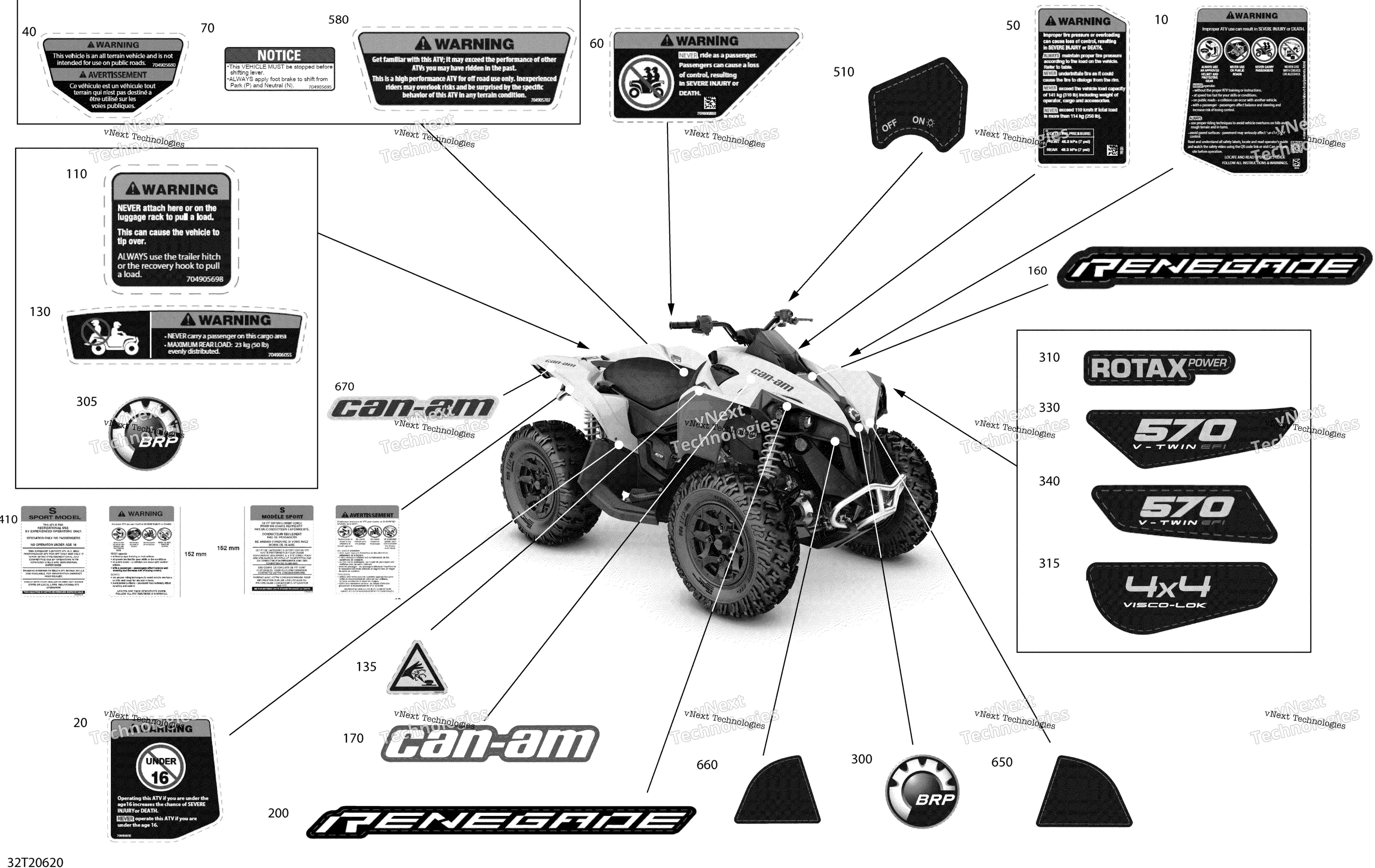2020 Renegade 570 EFI - STD - North America