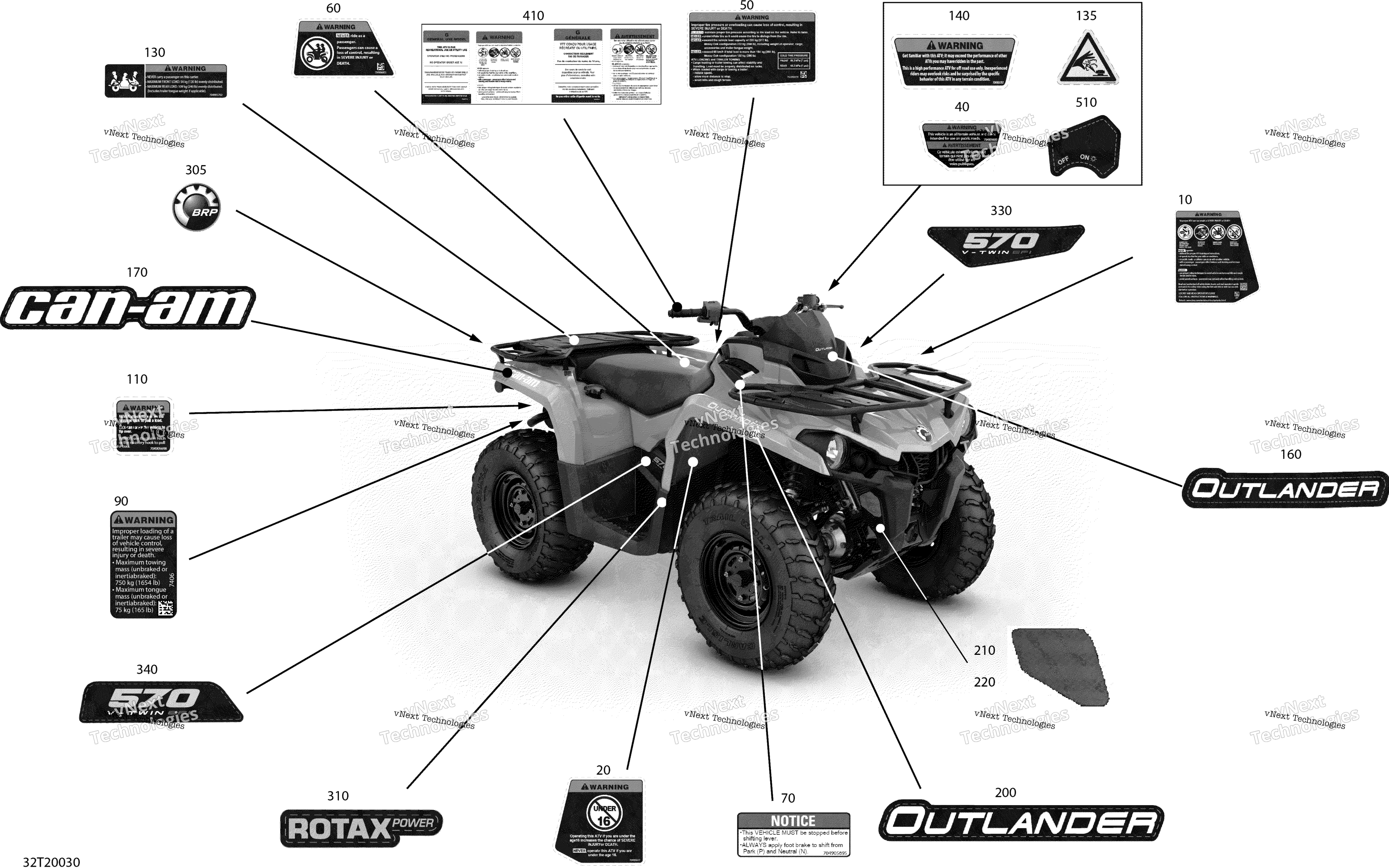 2020 Outlander 570 EFI - STD DPS XT HUNTING - North America