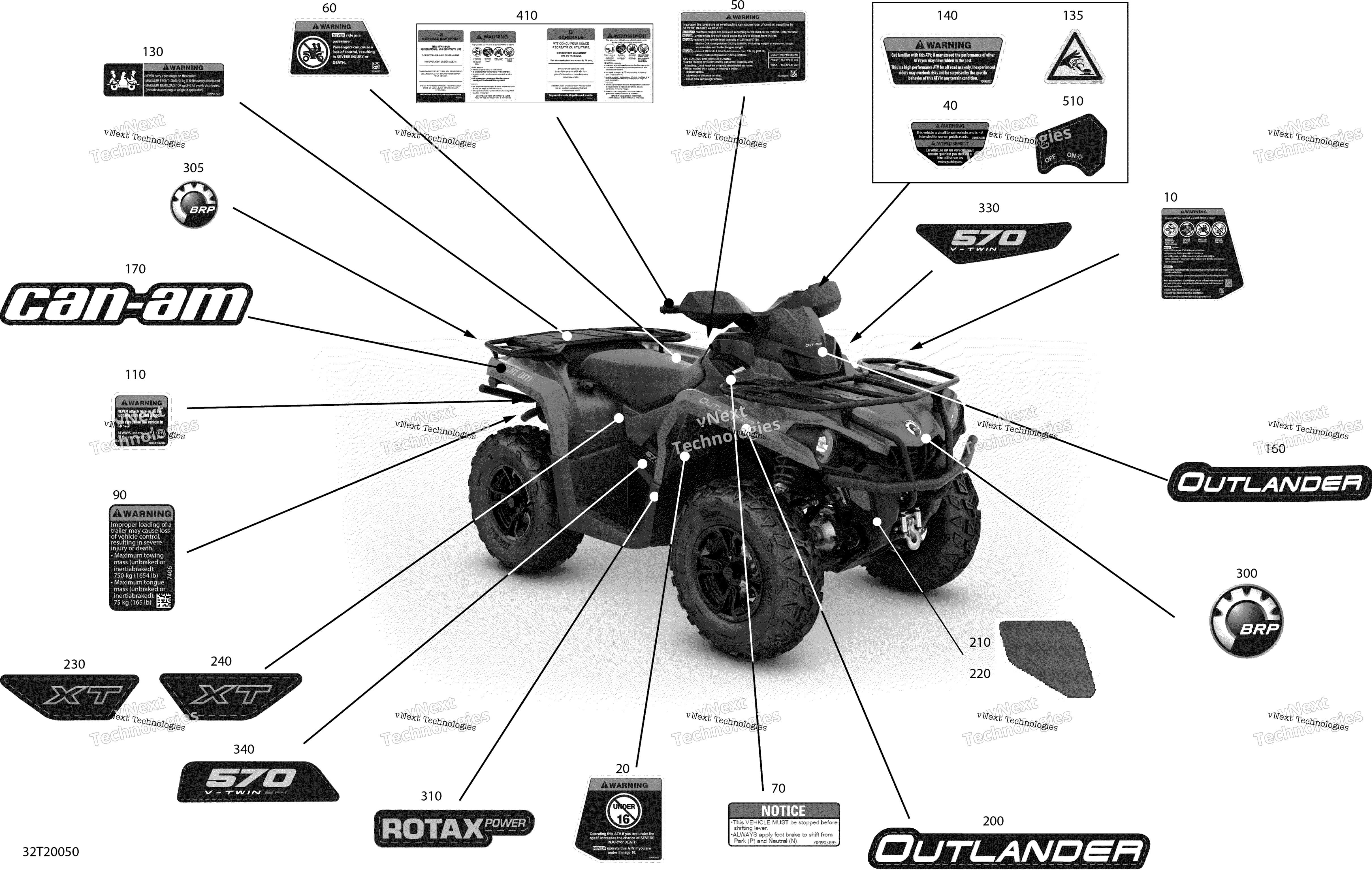 2020 Outlander 570 EFI - STD DPS XT HUNTING - North America