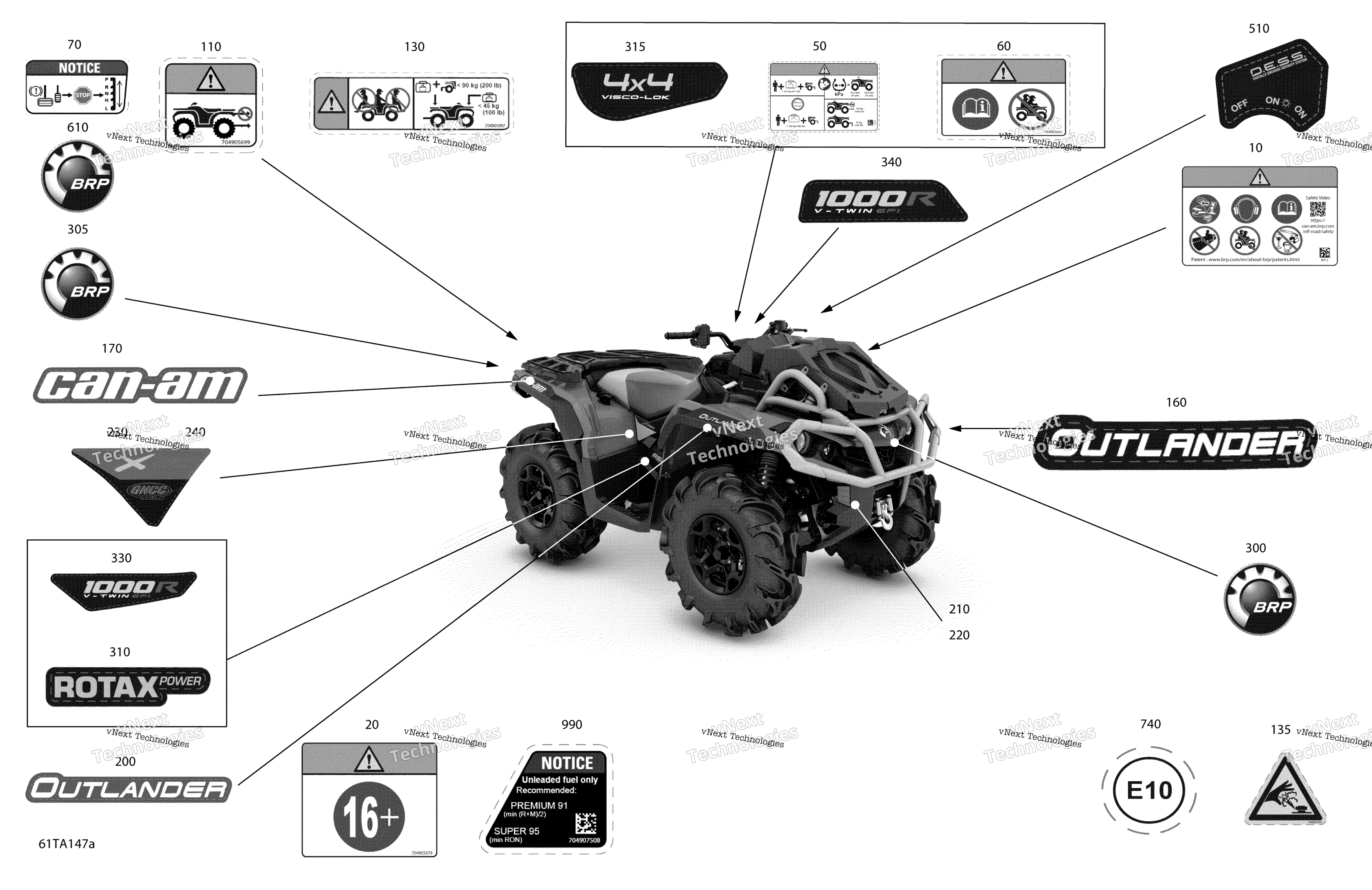2021 Outlander 1000R EFI - XXC - CE