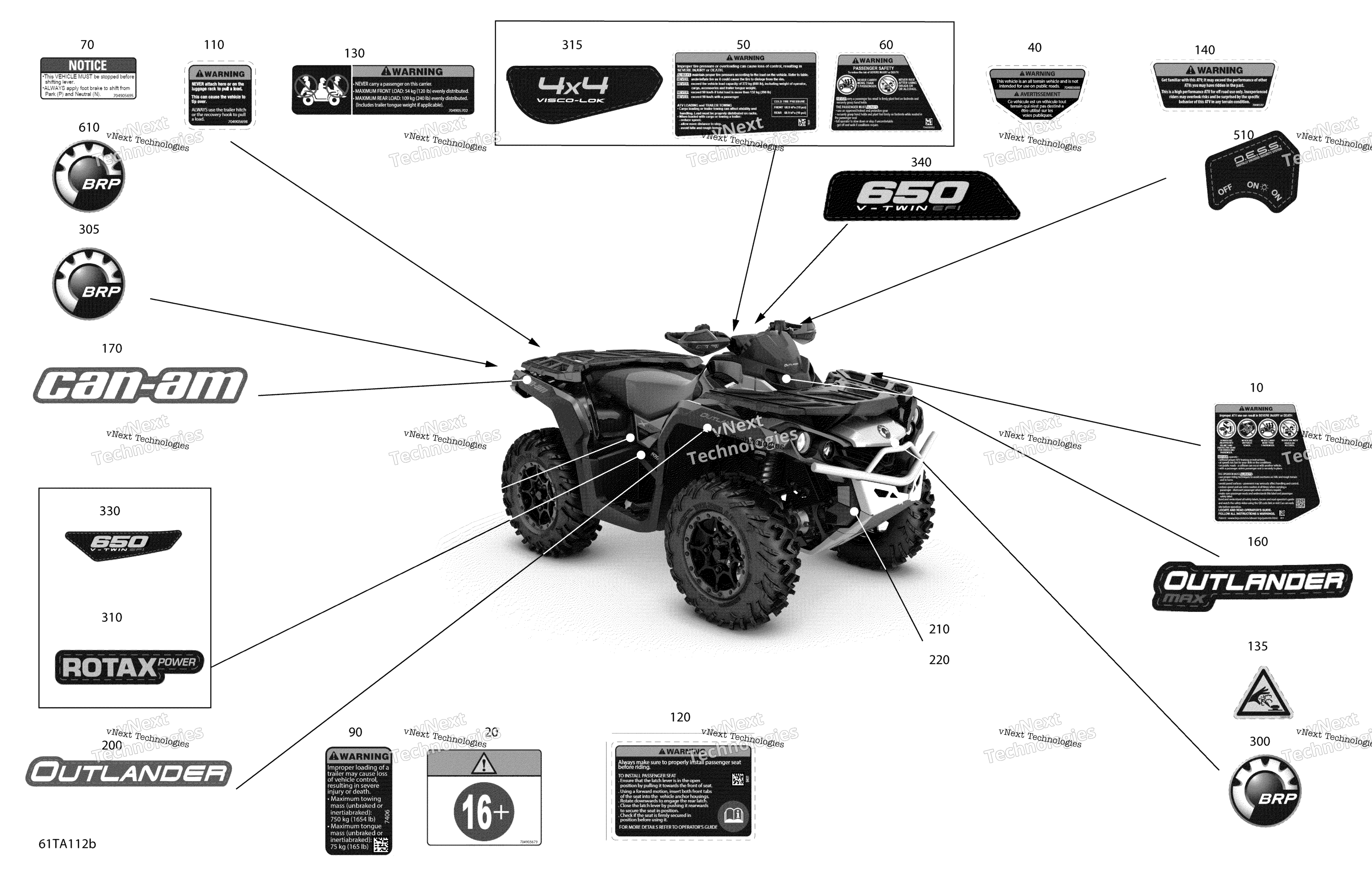 2021 Outlander MAX 650 EFI - DPS XT - North America