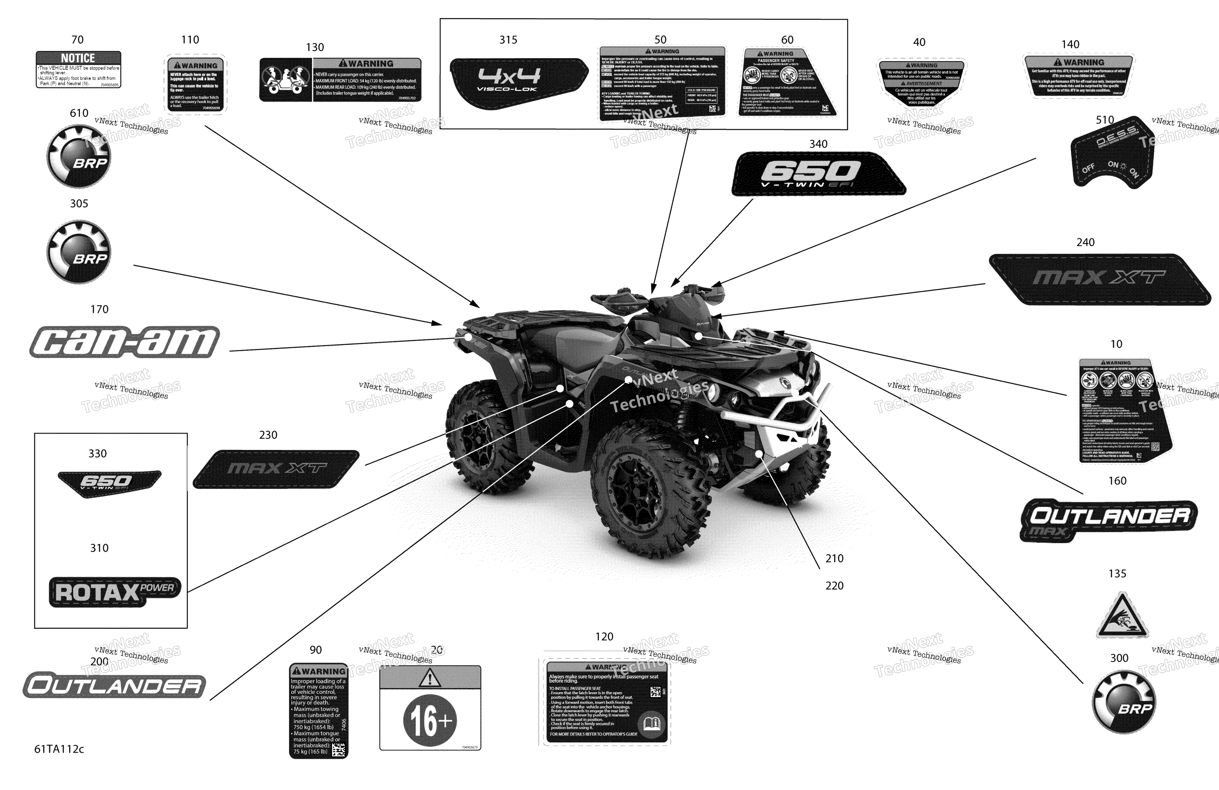 2021 Outlander MAX 650 EFI - DPS XT - North America
