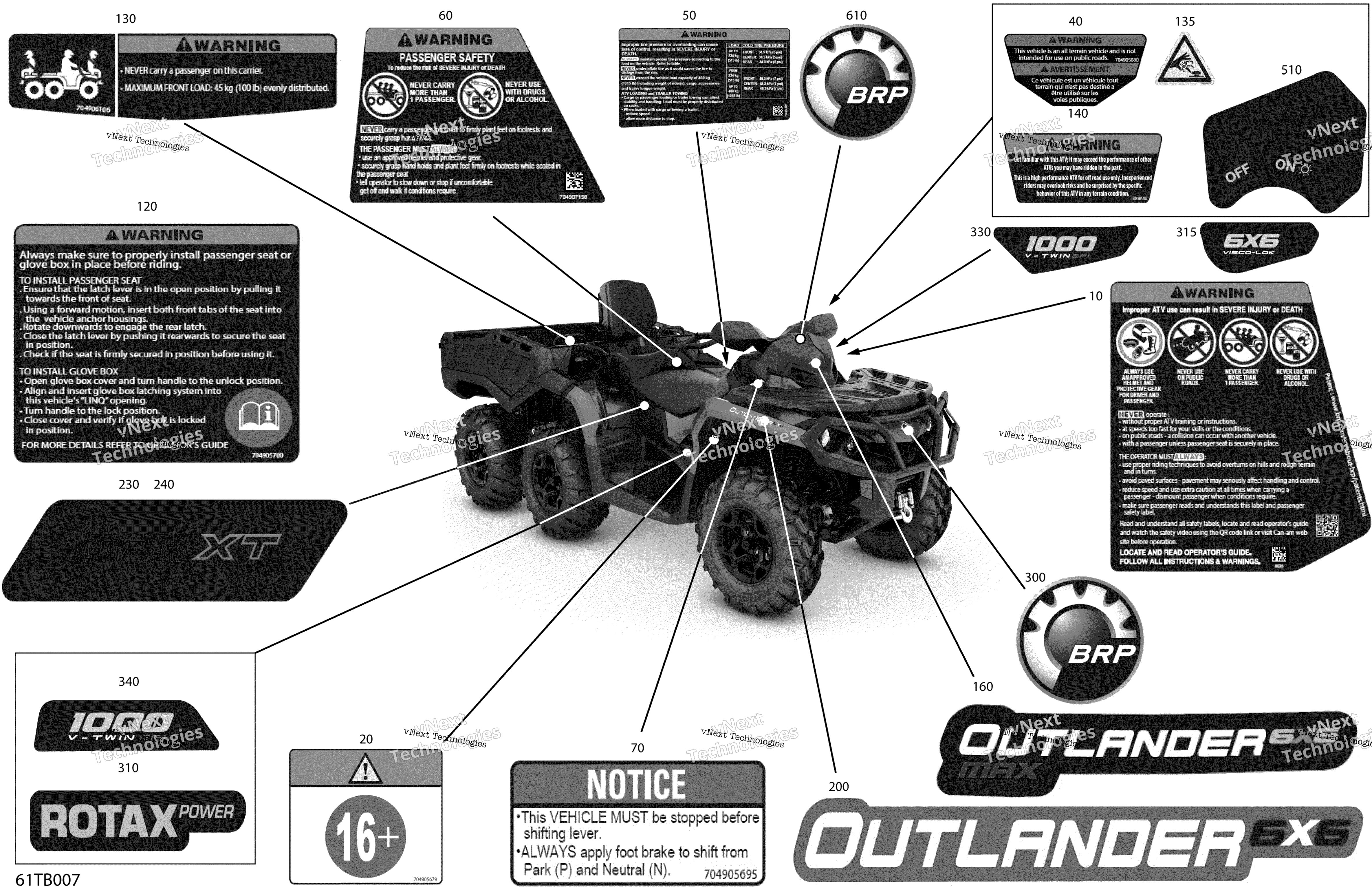 2022 Outlander MAX 6X6 - 1000 EFI - XT - North America