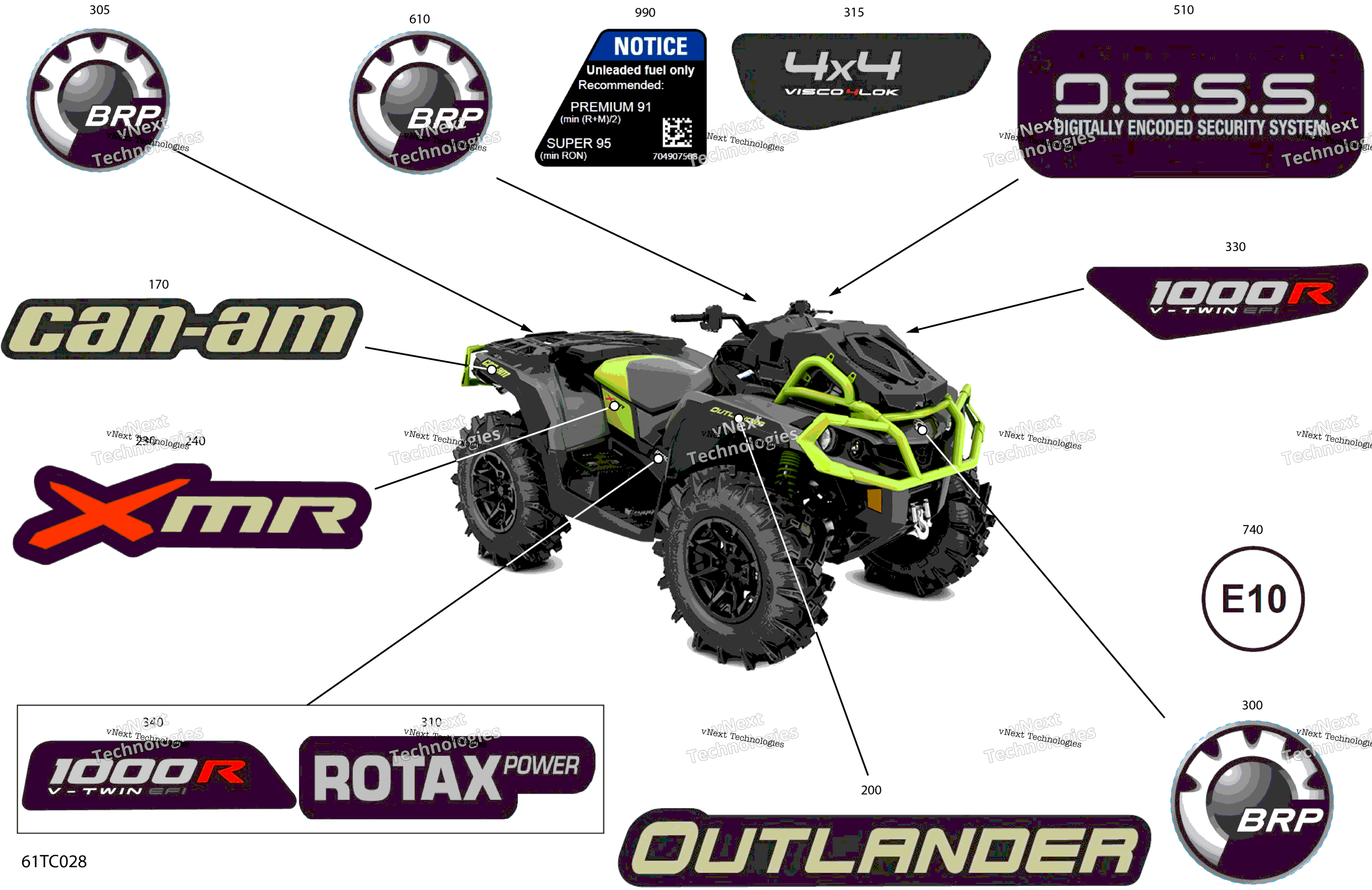 2023 Outlander 1000R EFI - XMR - CE