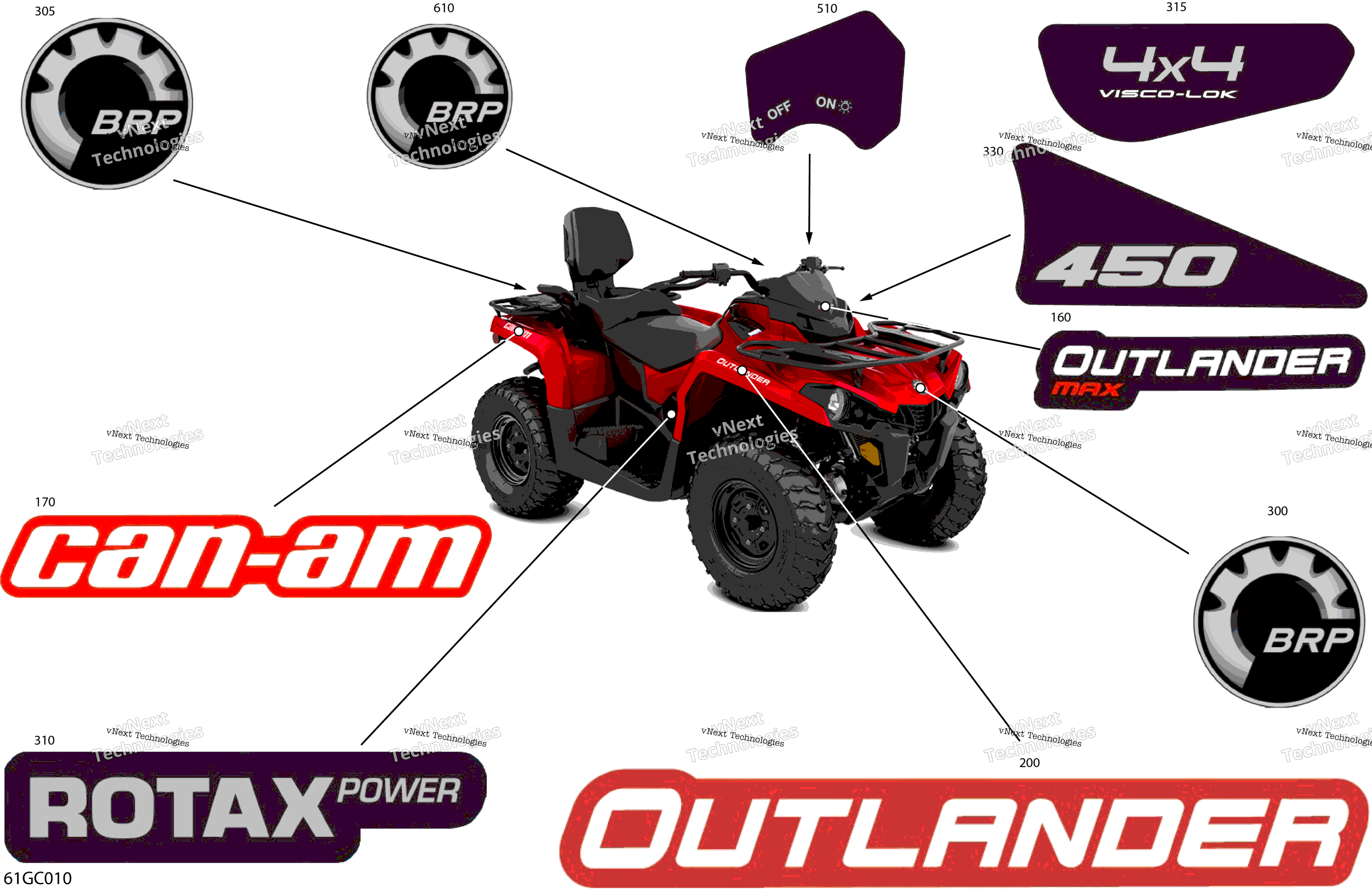 2023 Outlander MAX 450 EFI - STD - North America