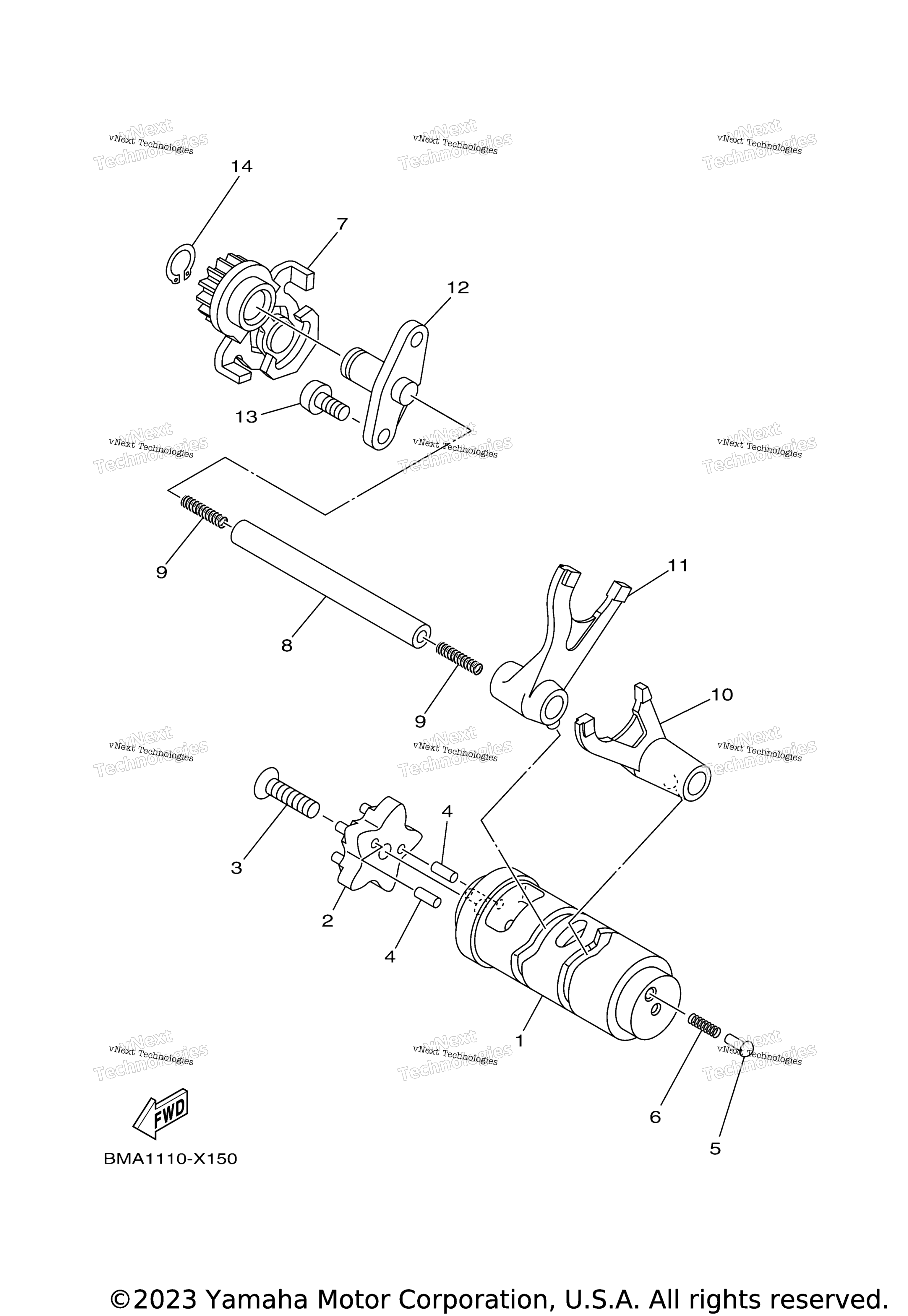 2024 TTR110E (TTR110ER)