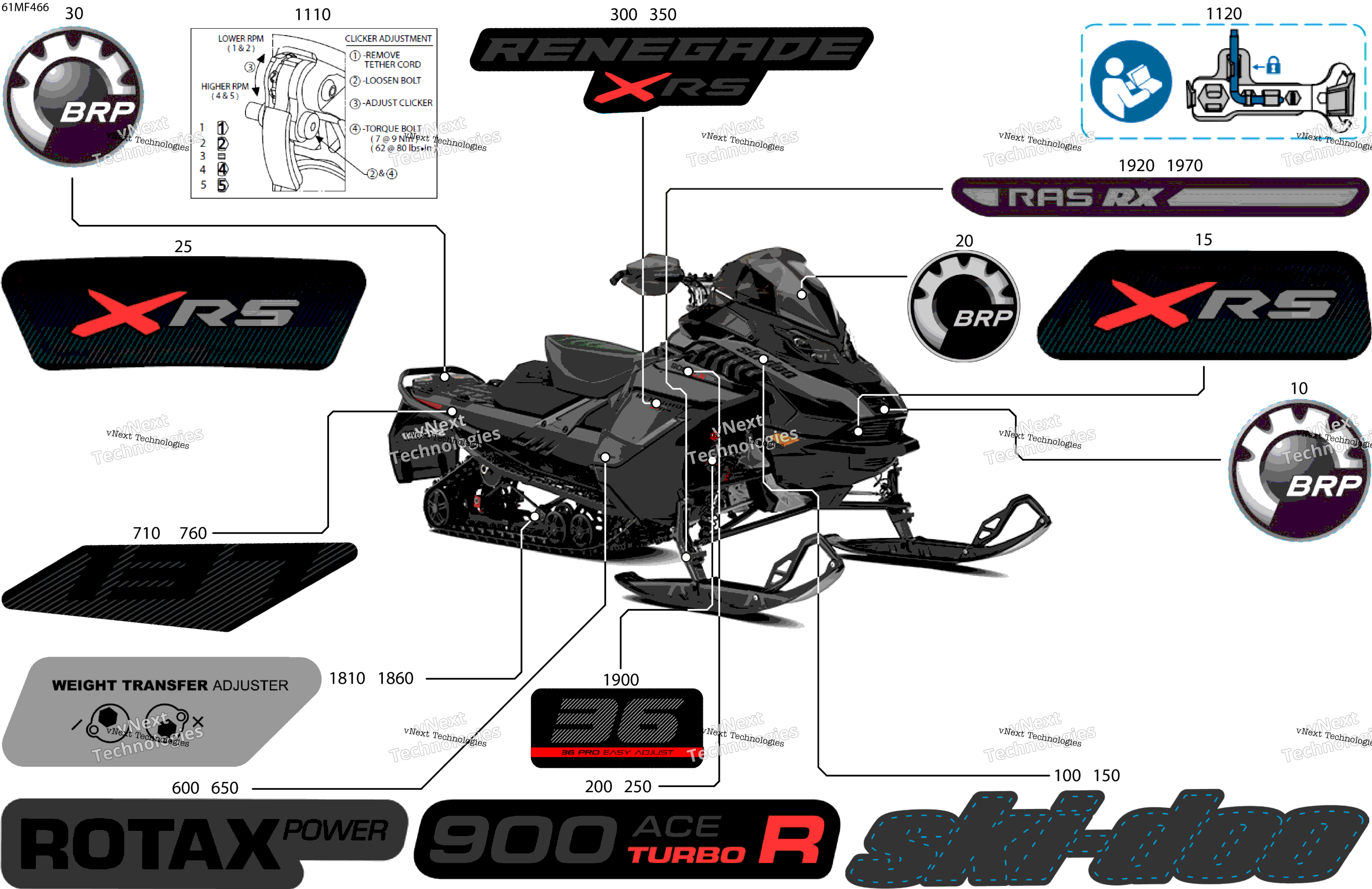 2026 RENEGADE - X-RS - 900 ACE TURBO R - DATD - Deep Black - 15X137X1.5IR Track