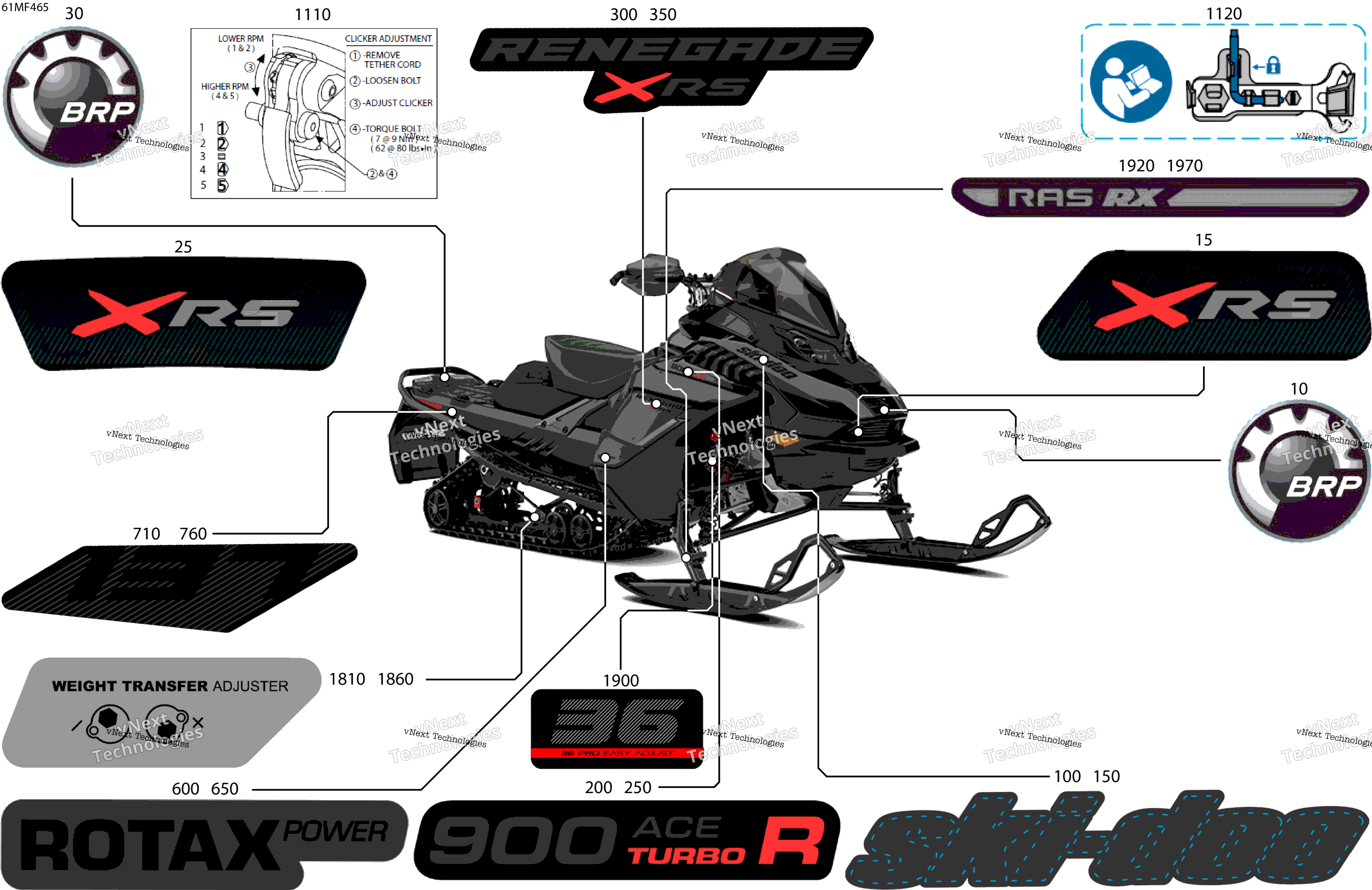 2026 RENEGADE - X-RS - 900 ACE TURBO R - DATF - Deep Black - 15X137X1.25RS Track