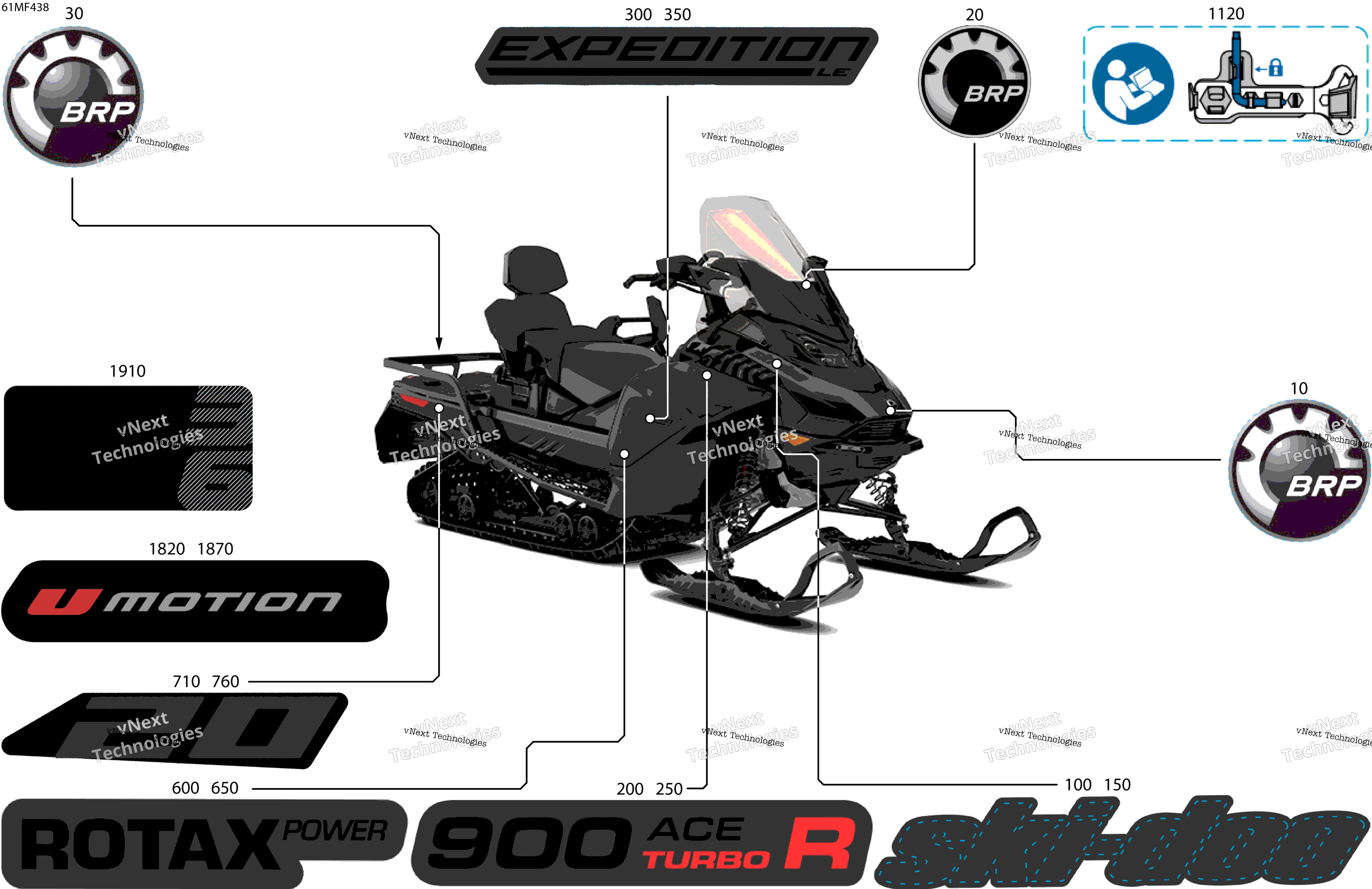 2026 EXPEDITION - LE - 900 ACE TURBO R - AWTB - Deep Black - 20X154X1.5CSS Track