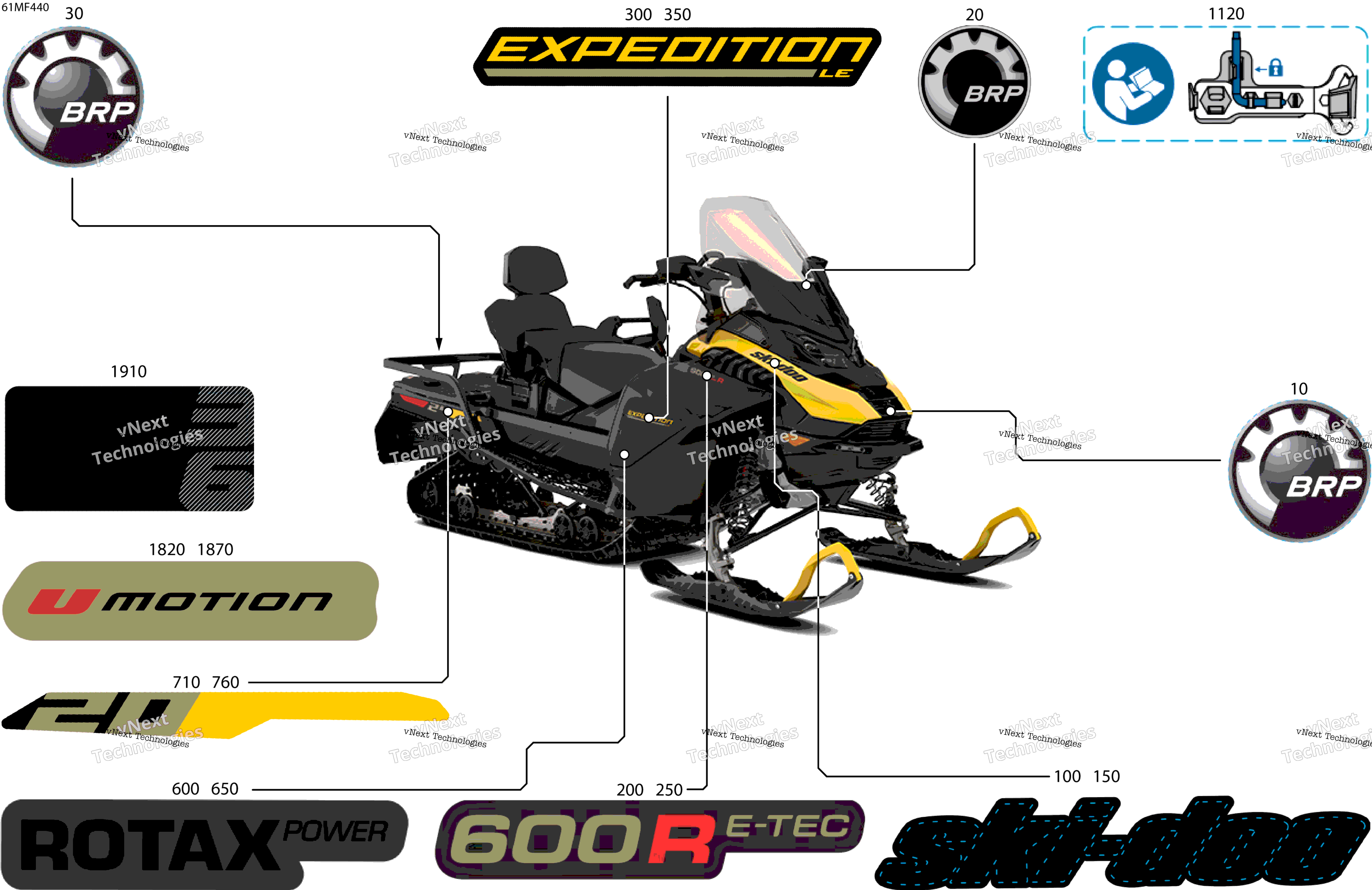 2026 EXPEDITION - LE - 900 ACE TURBO R - AWTD - Neo Yellow - 20X154X1.5CSS Track