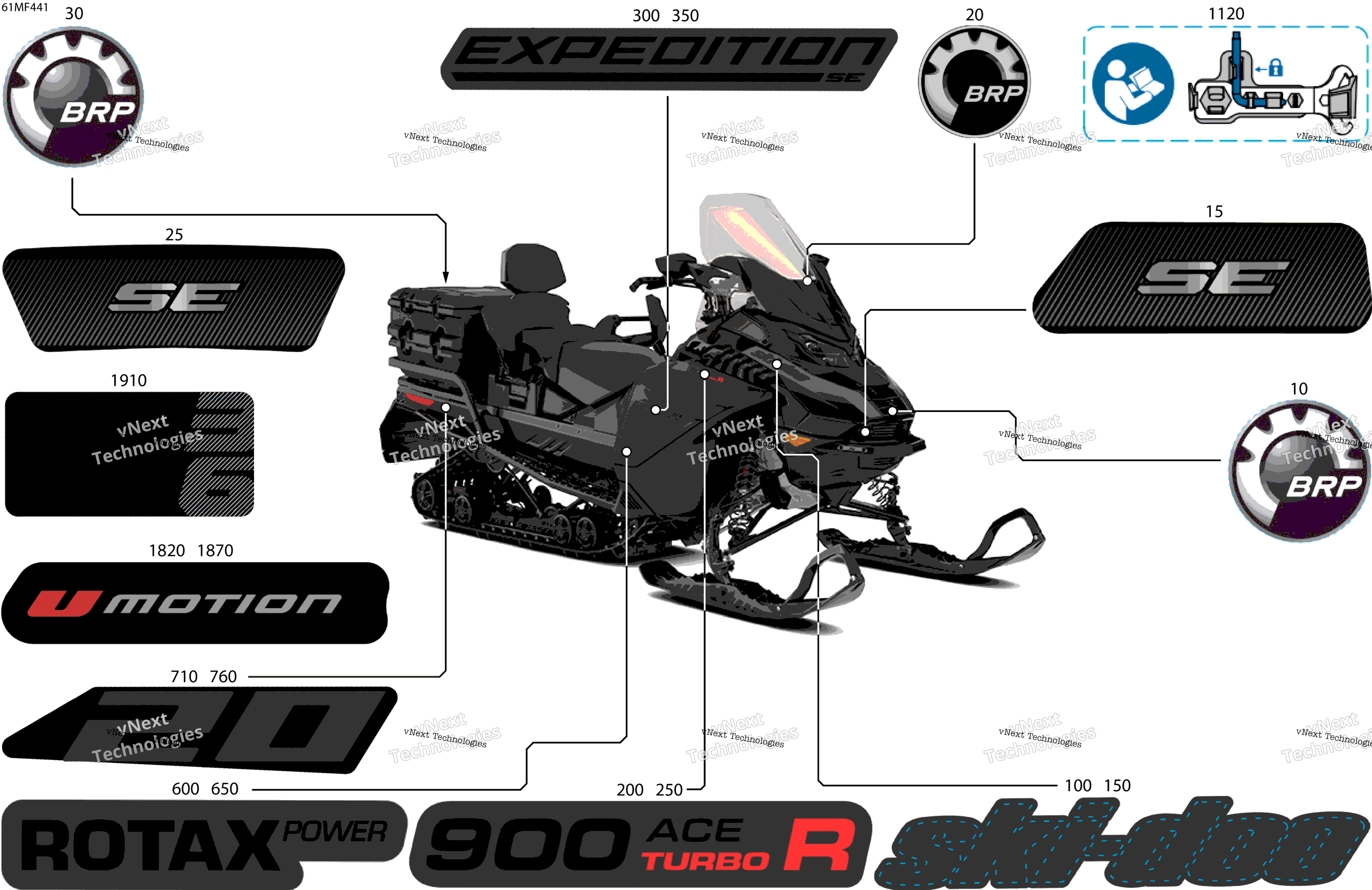 2026 EXPEDITION - SE - 900 ACE TURBO R - AYTD - Deep Black - 20X154X1.8CST8 Track