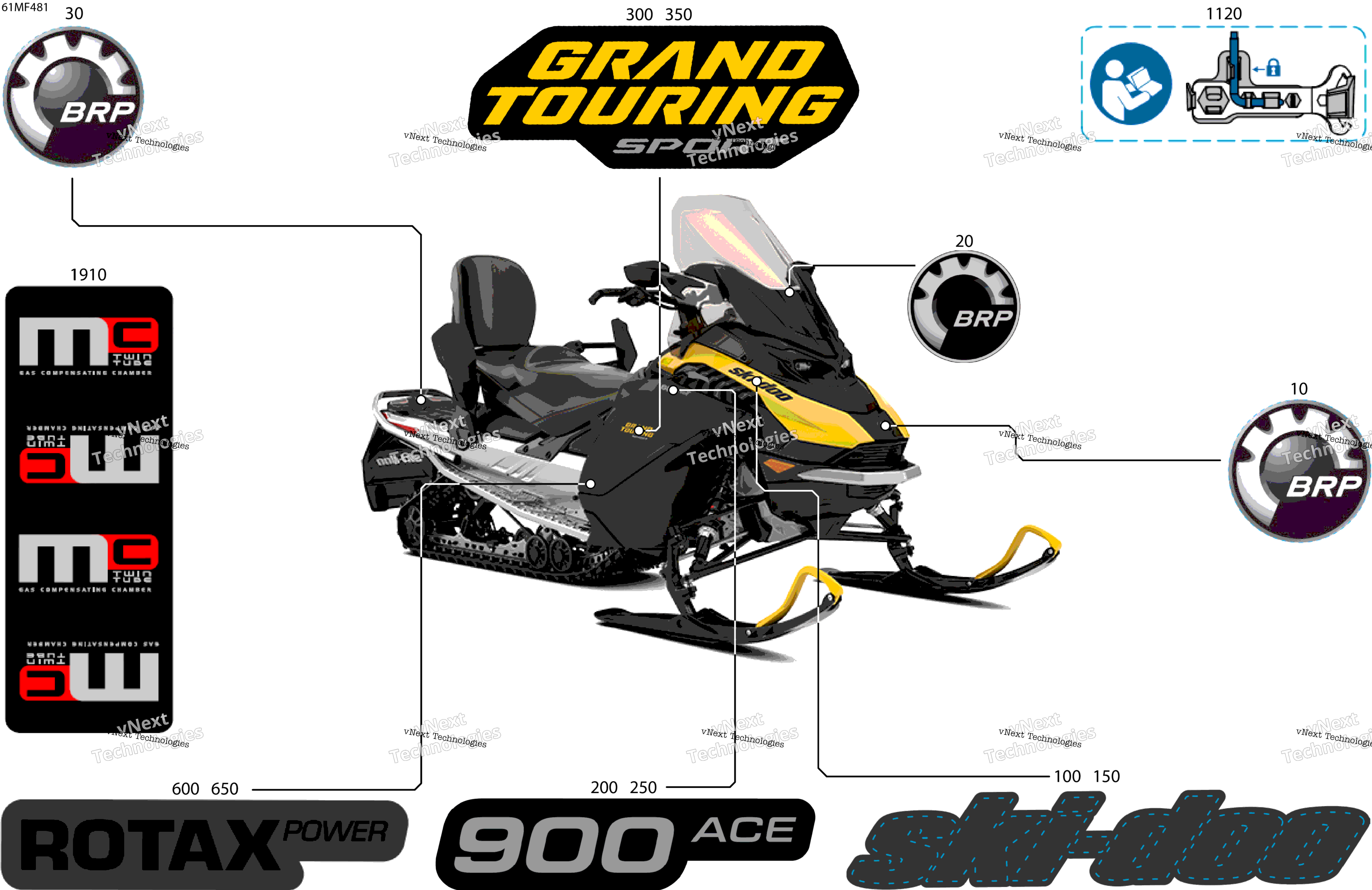 2026 GRAND TOURING - SPORT - 900 ACE - EATA - Neo Yellow - 15X137X1.25ST3 Track