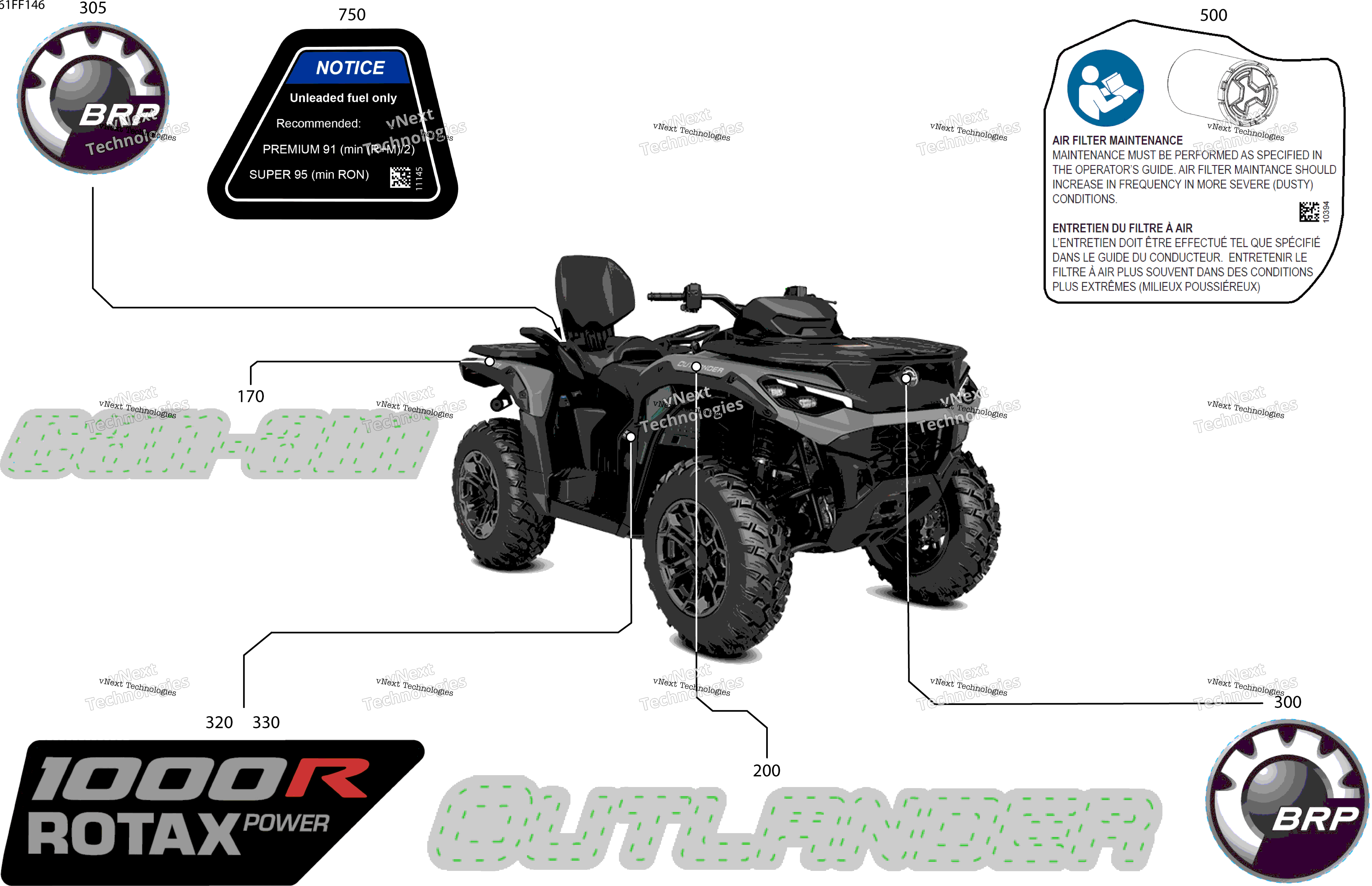 2026 OUT-MAX - 4X4 - DPS - 1000R - 4RTD - CALI - Granite Grey