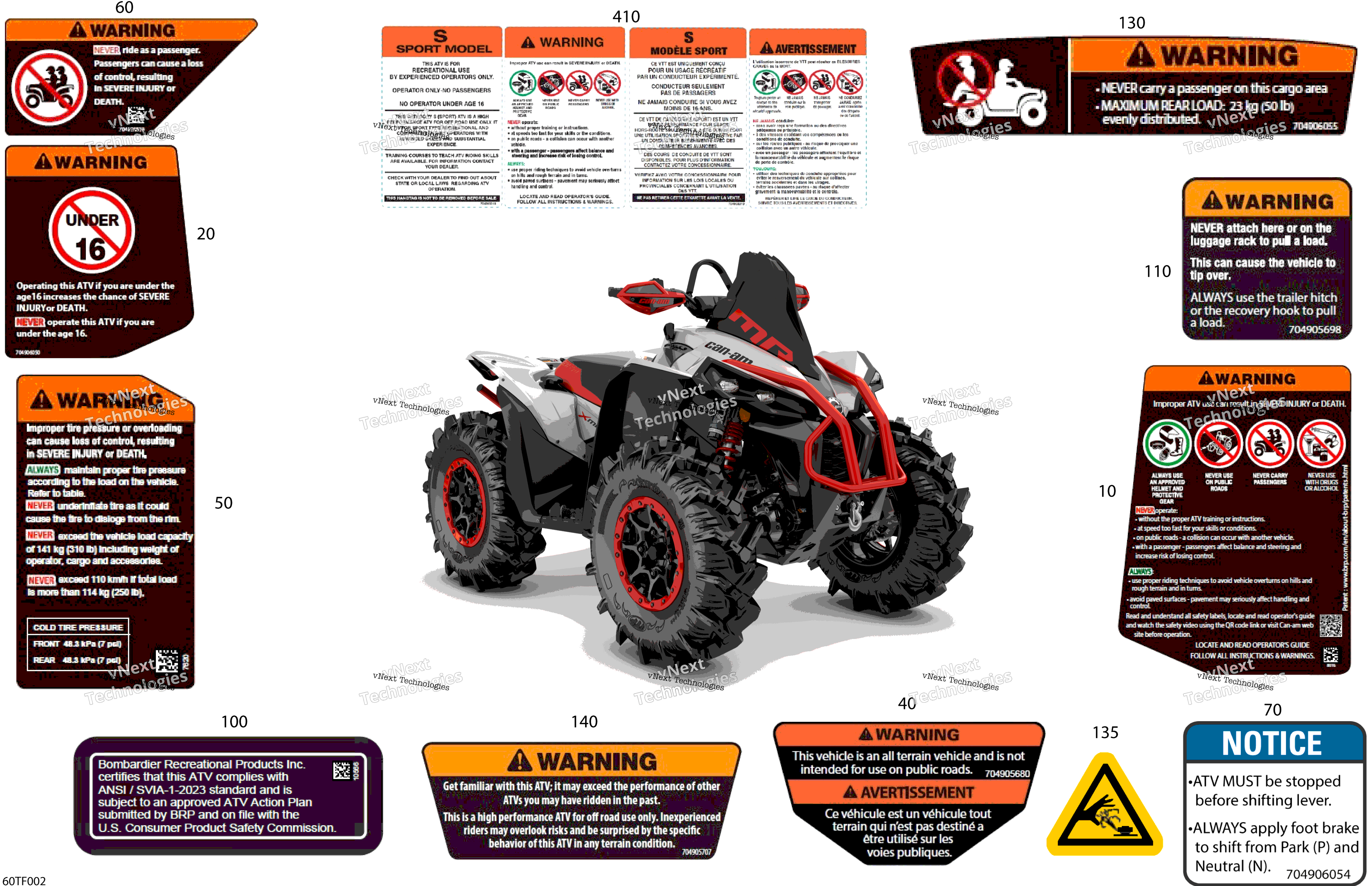 2026 RENEGADE - 4X4 - XMR - 1000R EFI - 5UTB - Scandi Blue
