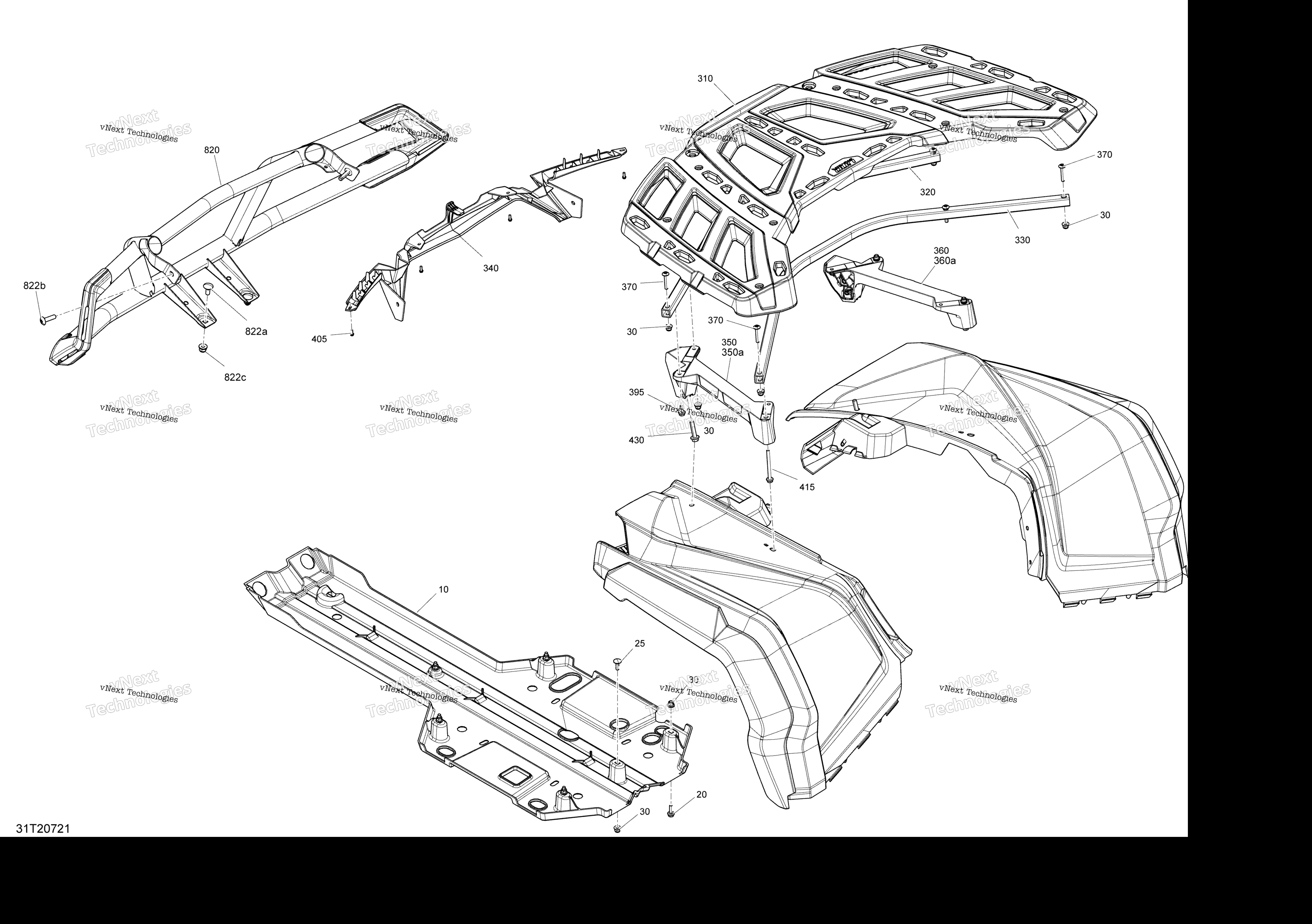 2020 Outlander 850 EFI - STD DPS XT WINTER XTP - North America