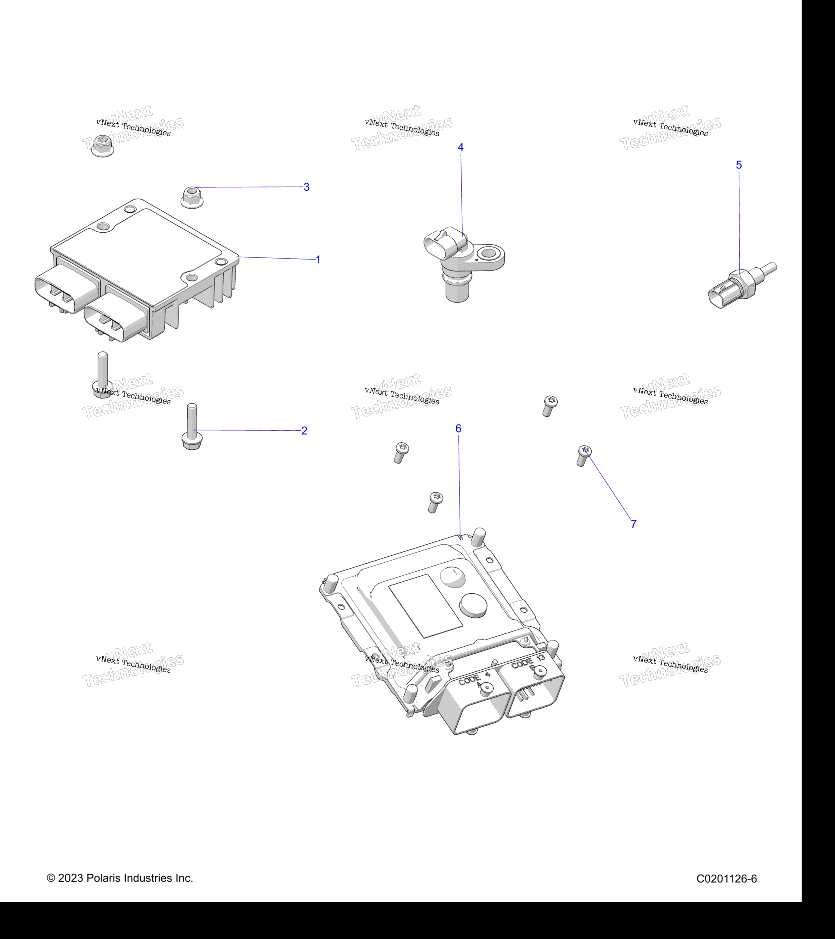 2025 RZR 200 EVAP (Z25HCA18A4/A7/B4/B7)