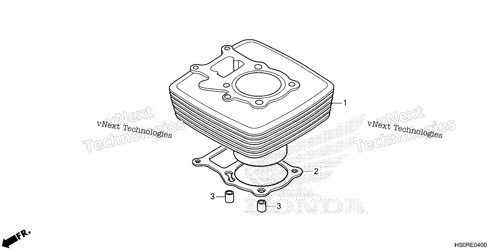 2025 TRX250TE1A (VIN# 1HFTE540-SJ100001 To 1HFTE540-SJ199999)