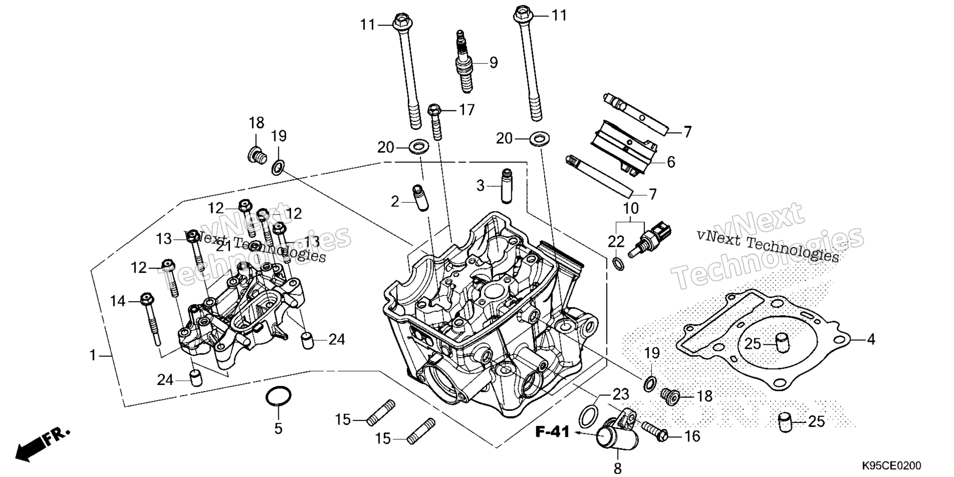 2025 CRF250RAC (VIN# JH2ME123-SK700001~)