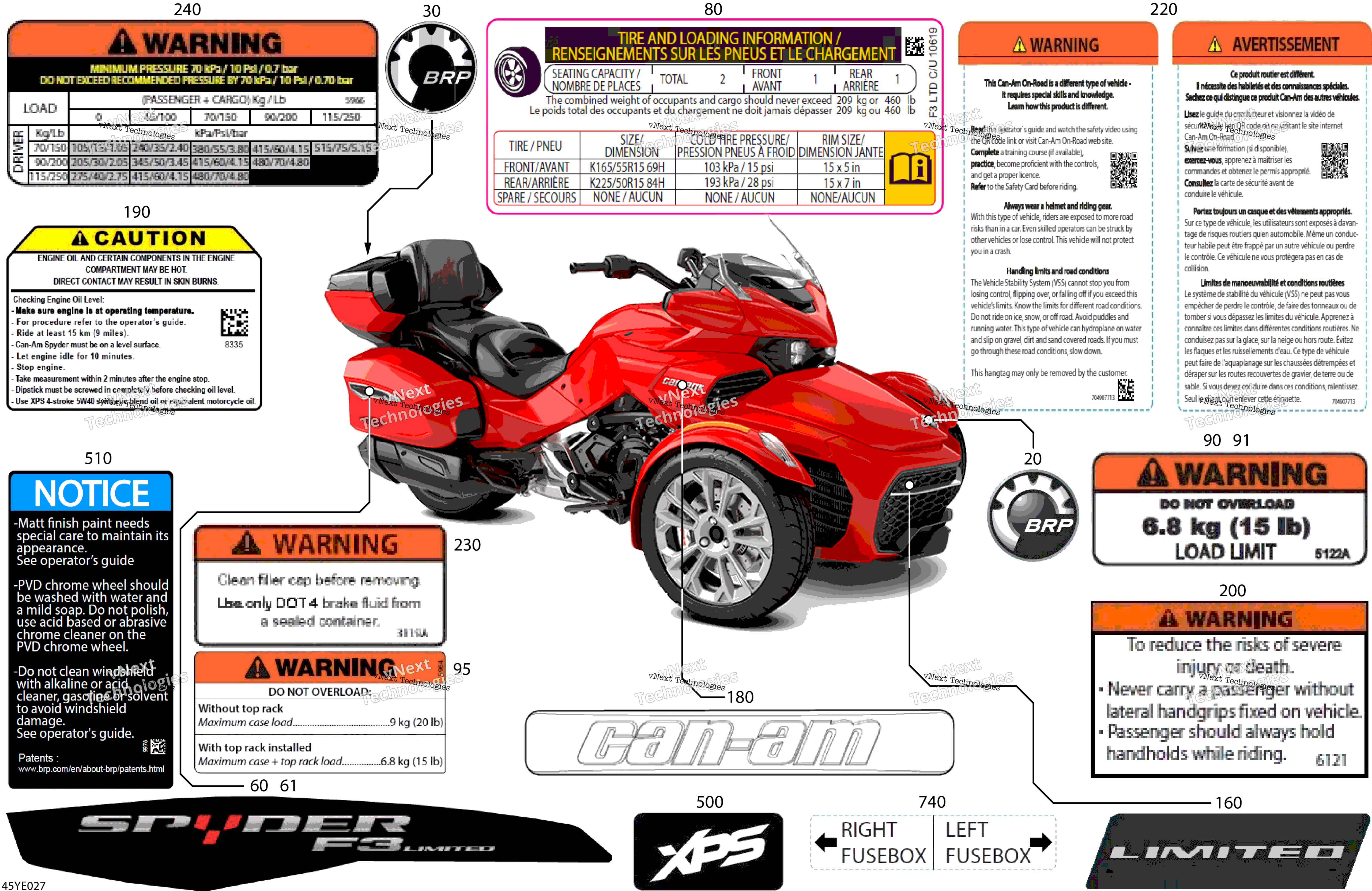 2025 F3 LIMITED - Platine Edition - H9SB - Plasma Red