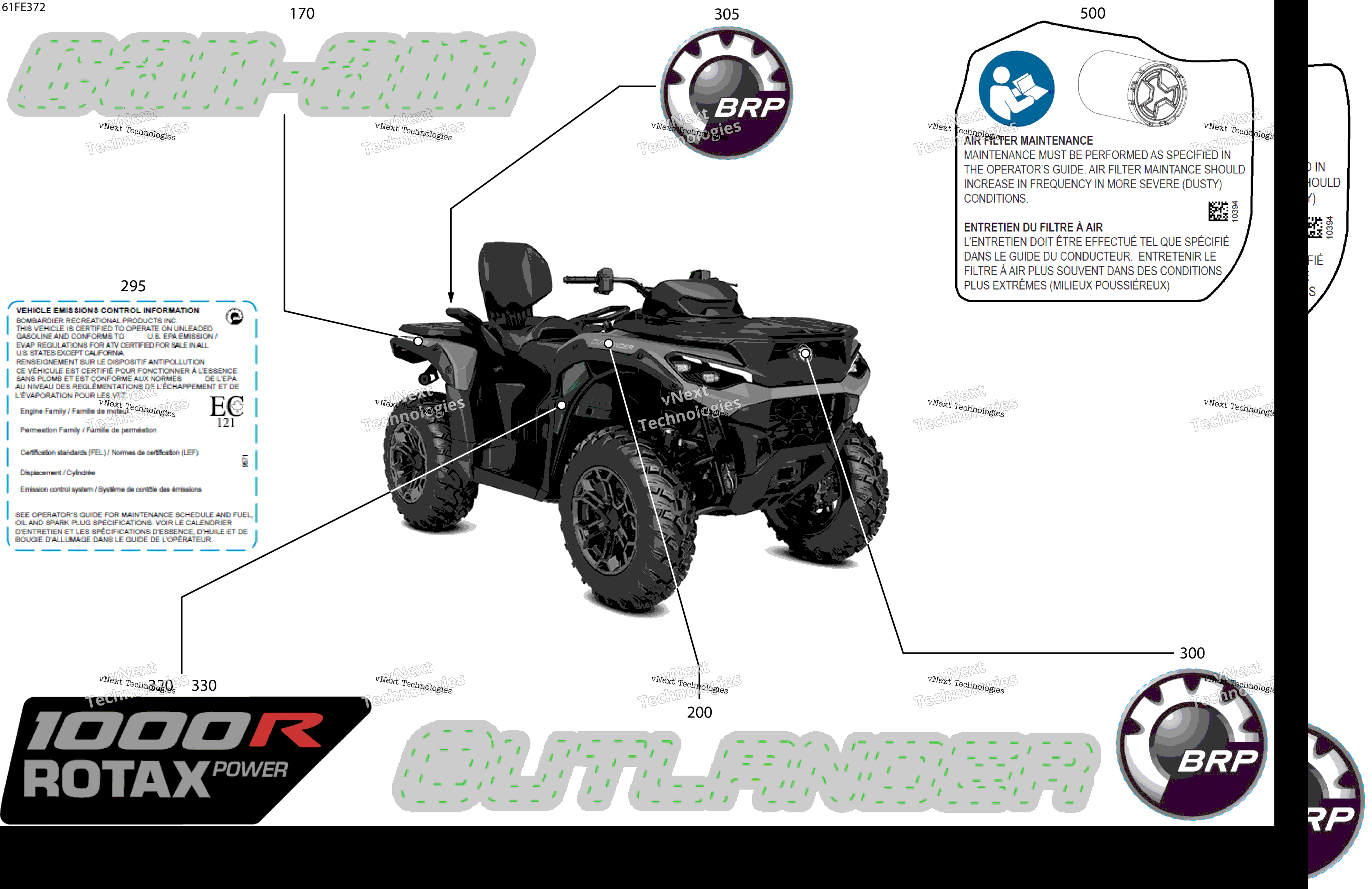 2025 OUT-MAX - 4X4 - DPS - 1000R - 4RSC - Granite Grey