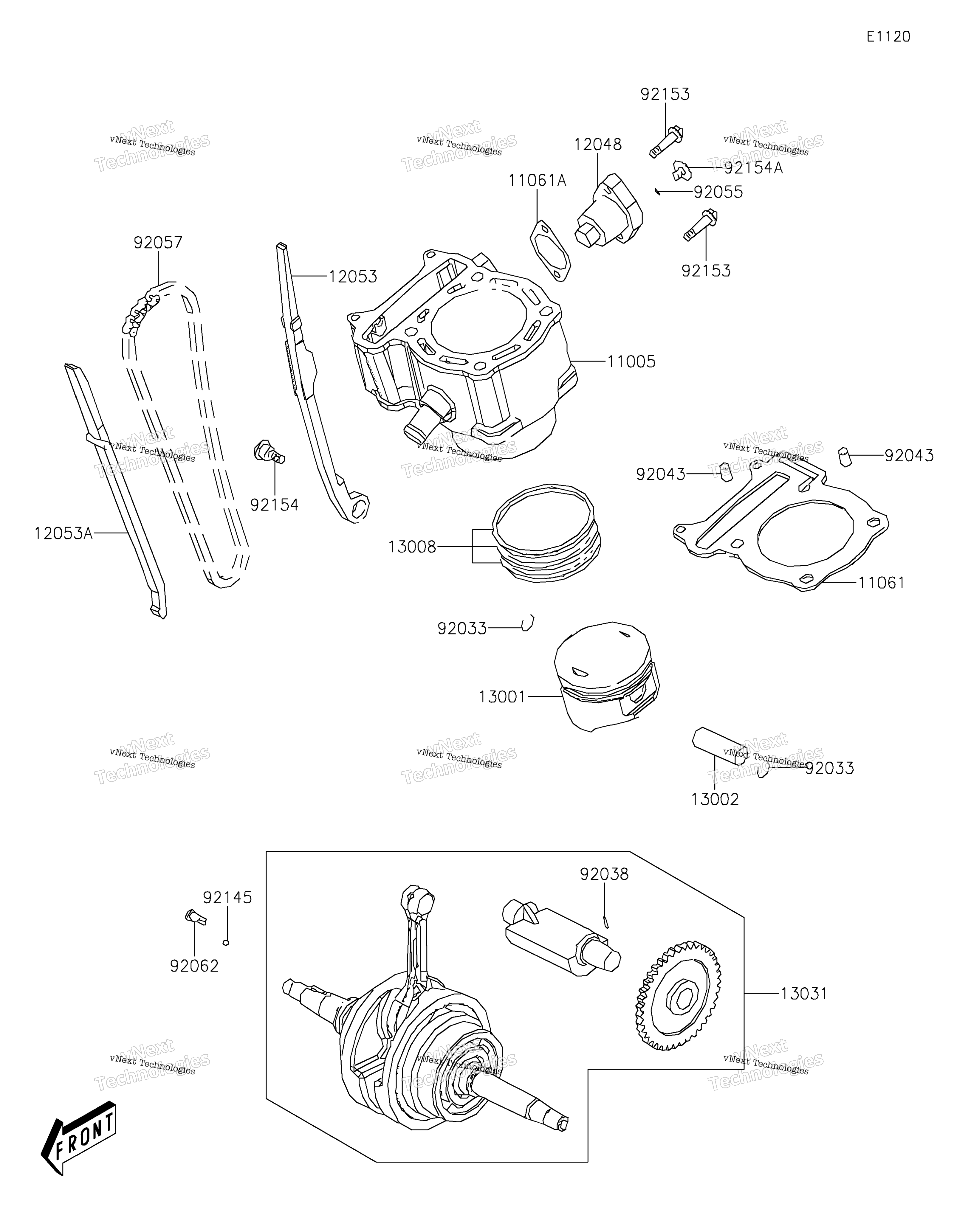 2024 Brute Force 300 (KVF300CRFNN)